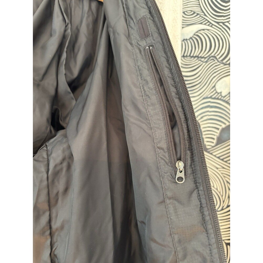 The North Face Gatebreak 550 Down Mens Medium Black Ripstop Hooded Puffer Jacket - Picture 5 of 12